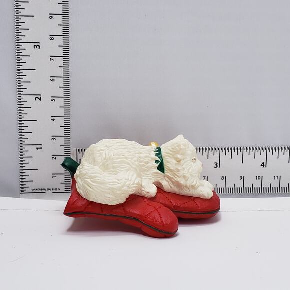 1995 Hallmark Cat Naps #2 Handcrafted Keepsake Clip-On Holiday Ornament - Picture 9 of 9